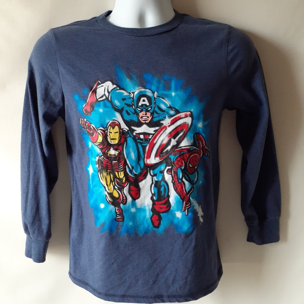 Captain America Iron Man Spider-Man boys t-shirt